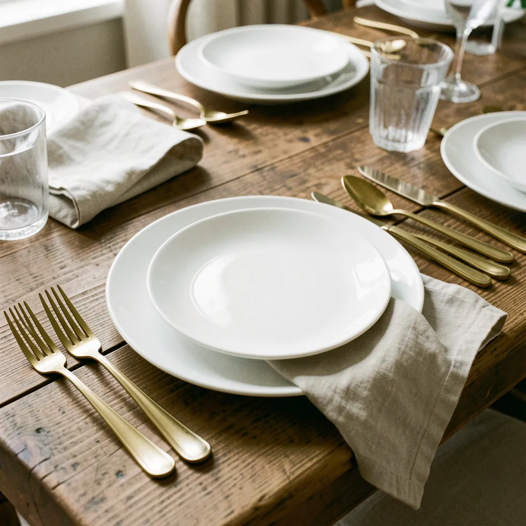 Sophisticated table setting