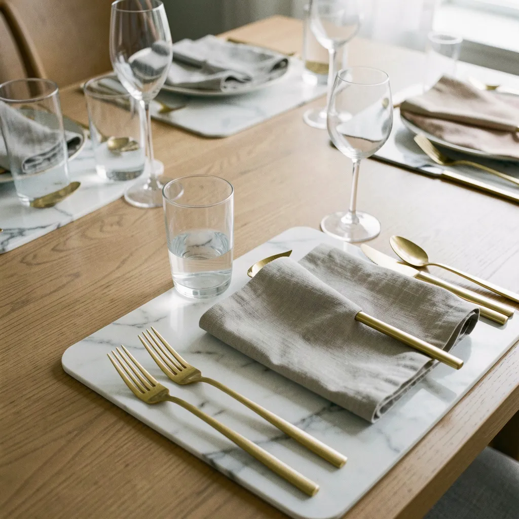 Modern tablescape design