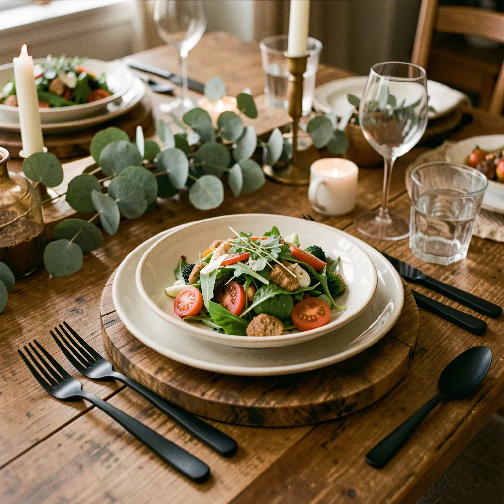 Elegant rustic setting