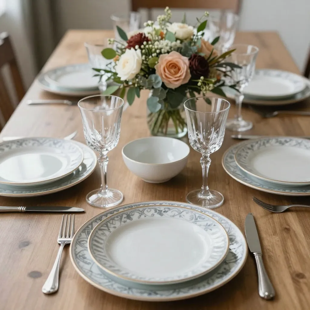 Natural table arrangement